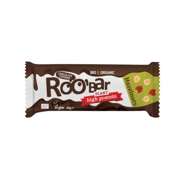 Roobar Bio Csokis – Törökmogyorós Fehérjeszelet 40 g